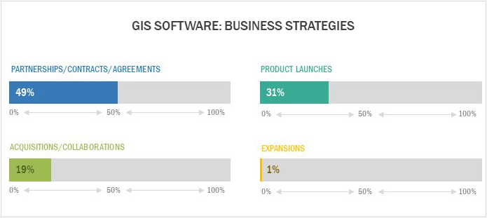 Major Business Strategies adopted in GIS market